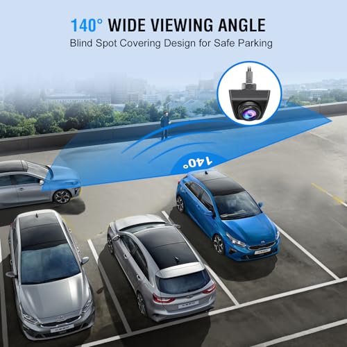 PARKVISION HD Rückfahrkamera 140° für Wohnmobile | Metallgehäuse mit Neigungseinstellung |...