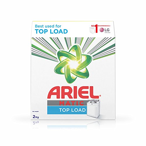 Image of Ariel Matic Liquid Detergent - 2 l & Matic Top Load Detergent Washing Powder - 2 kg Combo