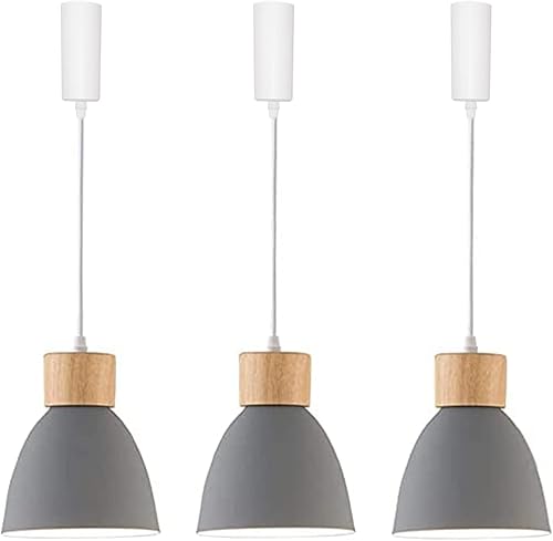 Miniatura 65 de Kiven Lámpara de pista tipo H, moderna luz colgante de pista de aureo, longitud ajustable, pedante de luz de pista para dormitorio, cocina, hogar