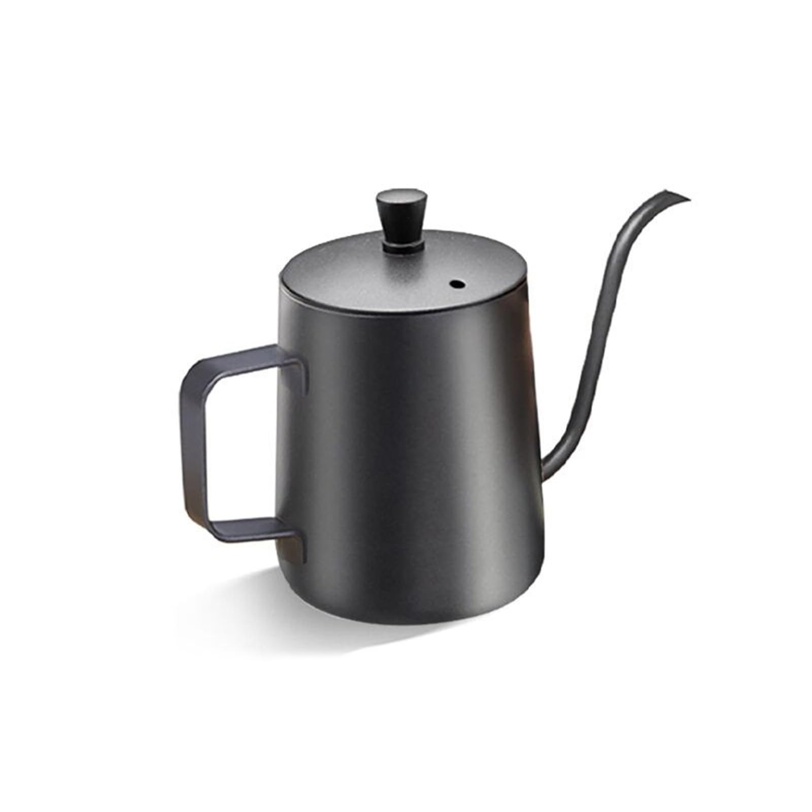 Buxuaaaa Black Narrow Spouts Kettles Easy To Use Pots For Brewing Coffee And Milk 304 Stainlesss Steel Coffee Maker With Lid Maker With Lid