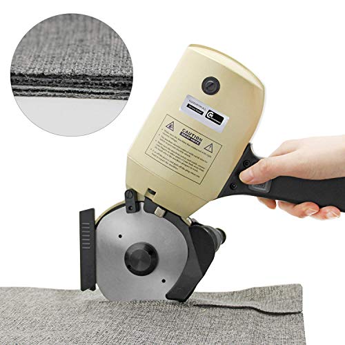 CGOLDENWALL YJ-100 Electric Industrial Cloth Cutter Scissors Octagonal Fabric Cutter Cutting Machine