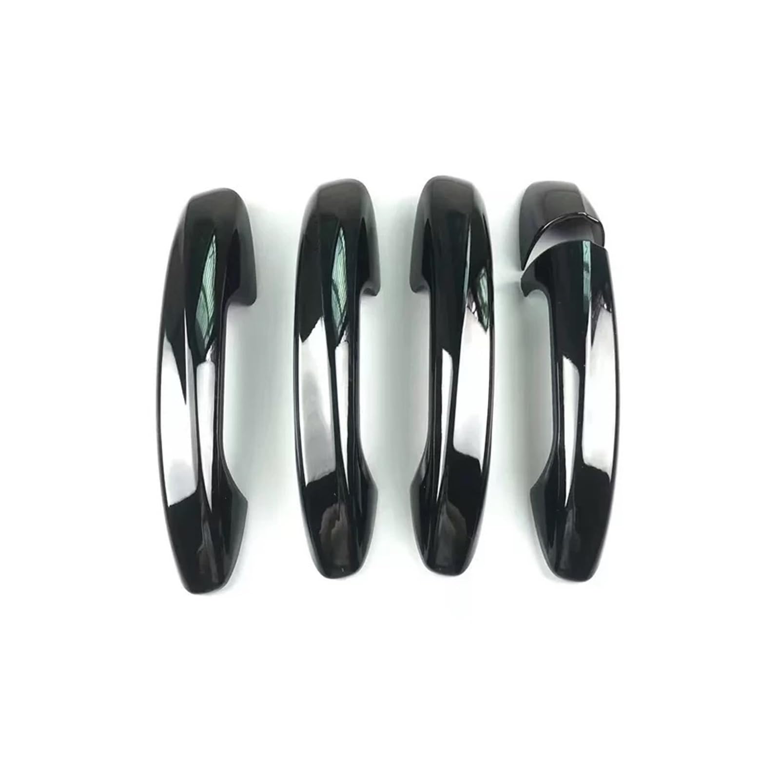 Jkkkks Black 0 Sensor Hole Car Exterior Door Handle Replacement For Benz For Eclass W213 W238 2016-2023 Glossy Black Carbon Pattern Lhd Car Door Handle Cover Styling Accessories Car Handle Compatible(Black 0 Sensor Hole)