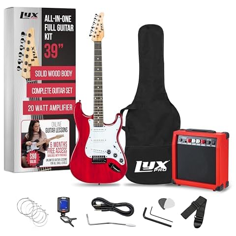 LyxPro 39 inch Electric Guitar Kit Bundle Cover