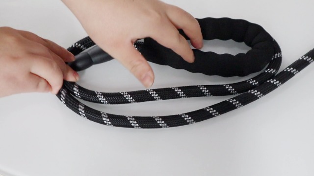 Guinzaglio Per Cani 1,5m - Impugnatura Imbottita In Spugna - Fili Riflettenti - Ideale Per Taglie Piccole, Medie E Grandi