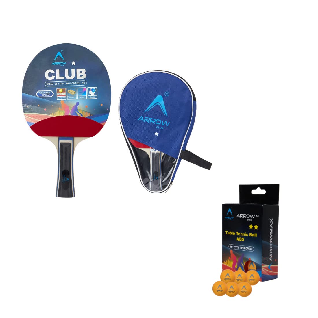 See full amazon price history chart for ARROWMAX Table Tennis Set of 2 Racquets, 6 Ping Pong Balls Table Tennis Set with a Storage Bag for Games School Exercise Gift for Kids and Adult (Orange Ball) ARROWMAX Table Tennis Set of 2 Racquets, 6 Ping Pong Balls Table Tennis Set with a Storage Bag for Games School Exercise Gift for Kids and Adult (Orange Ball) (B0C4L5KV3N) Amazon Price History, Amazon Price Tracker