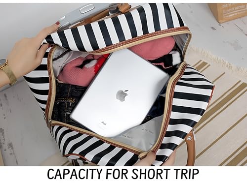 20" Rolling Duffel Bags for Travel with Universal Wheels and Telescoping Handle, Waterproof Oxford Fabric Portable Carry-On Suitcase Spinner Wheeled Travel Luggage for Short Trip Airplanes Boarding, S3