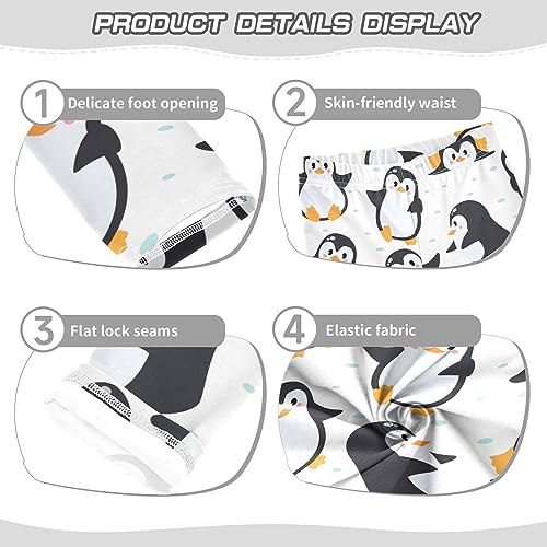 ZZXXB Frog with Polka Dot Girl's Leggings Soft Ankle Length Active Stretch Pants Bottoms Kids Dance Yoga Tights 4-10 Years3