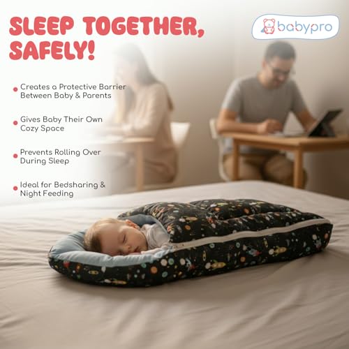 Image of BabyPro 3-in-1 Baby Sleeping Bag, Carry Nest & Mattress, Travel Baby Bed for Newborns (0 to 6 Months)