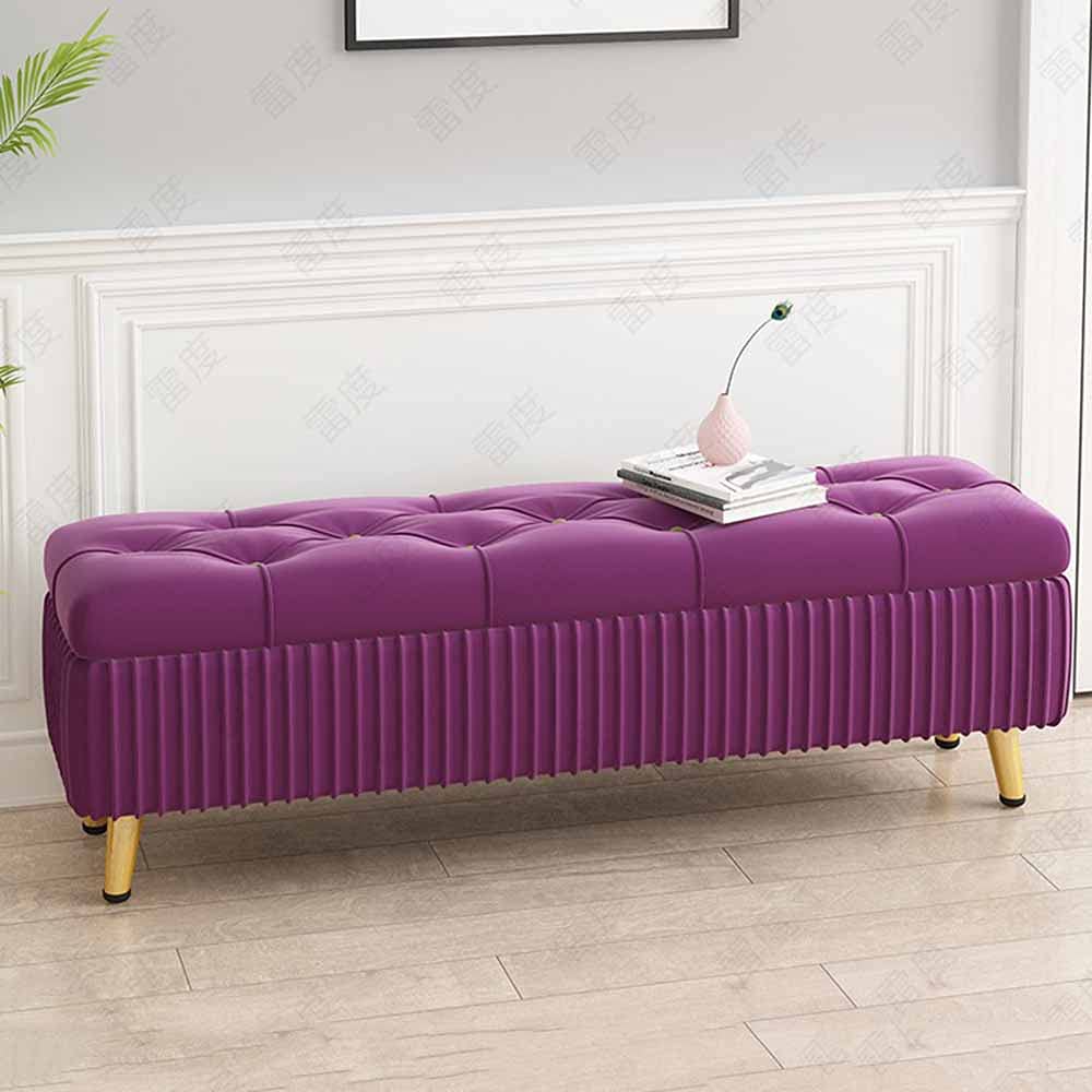 Otomana de Almacenamiento Plegable, baúl de Juguetes de Franela, Banco con Tapa elevable de Estilo Moderno para Muebles de Dormitorio, otomanas de 60/80/100/120 cm (tamaño: 120 cm/47,2 pulga