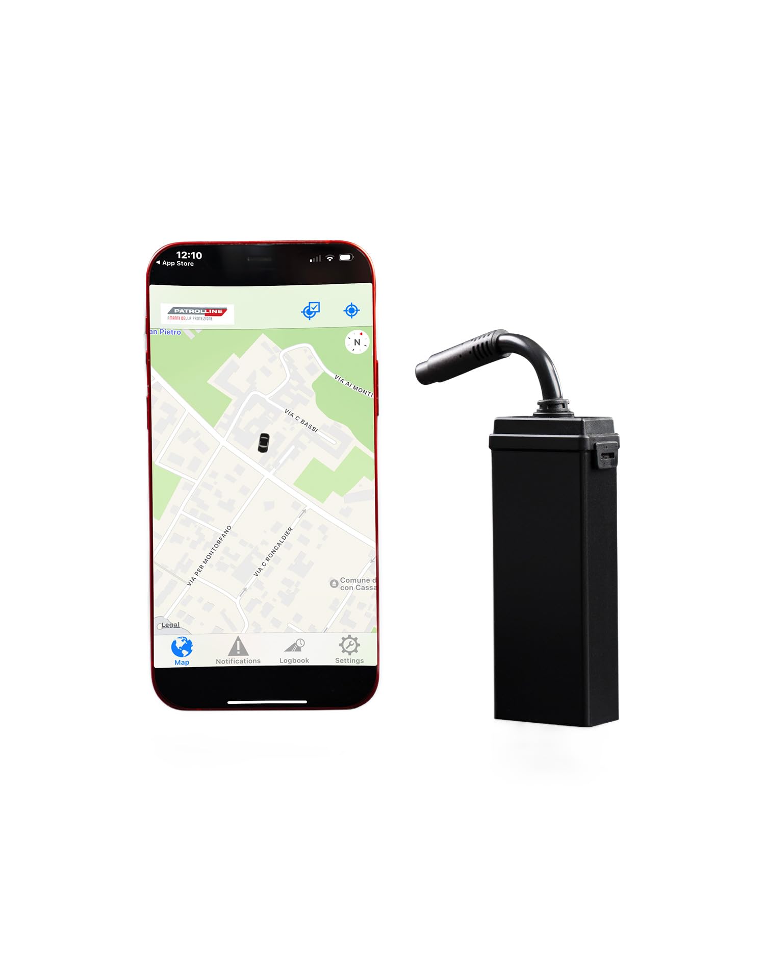 Max 4G Patrolline | Localizador GPS para moto con SIM incluida (24 meses gratis) | Antirrobo satélite moto scooter