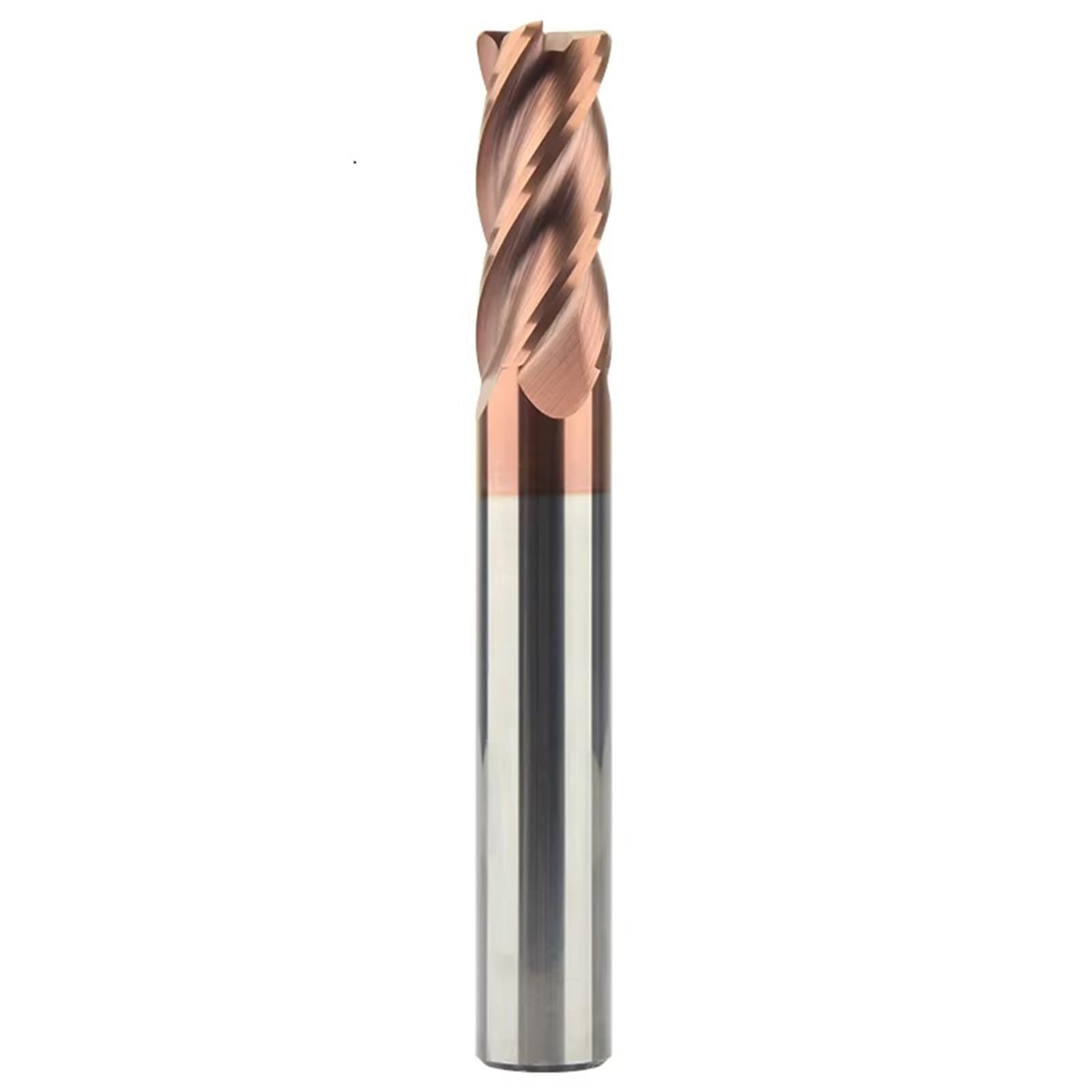 Fresas HRC55 4 Flauta 4mm 3mm 6mm Punta De Bola Redonda Extremo Carburo Sólido Herramientas Tungsteno Cortador CNC(6.0R0.5x4Tx50L)