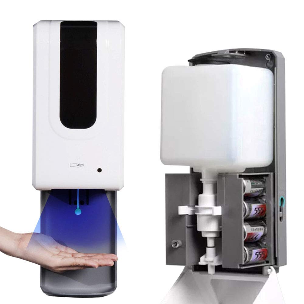 SOL STRONG Automatic Electric Wall Mounted Hand Sanitizer Soap Dispenser for Home, Office, Kitchen Sink, Bathroom, Hotel | Touch Less & Hands Free Sensor | 1200ml Liquid Gel Large Capacity