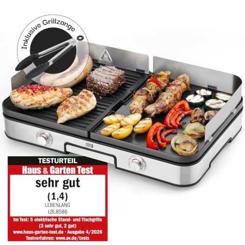 LEBENLANG Elektrogrill Tischgrill...