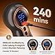 Robofun 5.0 Vibrastone Neuropathie, Lymphatic, Schmerzlinderung und Entspannung für Füße, Hände, Rücken, Gua-Schockwellen-Massagegerät mit 30 Vibration-Heizfunktion Kombination, Schwarz