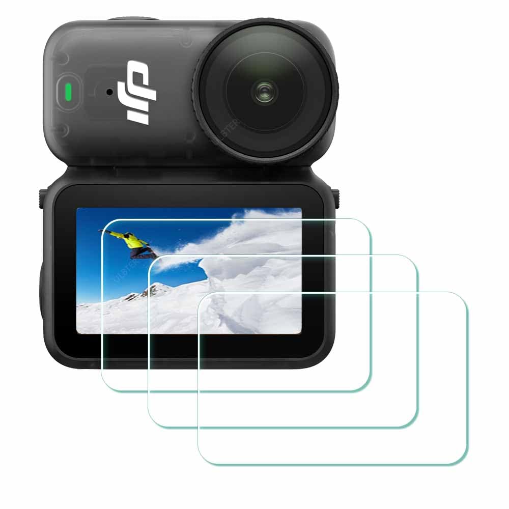 ULBTER Screen Protector for DJI OSMO Nano Camera [3Pack], Tempered Glass Cover 9H Hardness Ultra-Clear Anti-Scrach Anti-Fingerprint Anti-Bubble