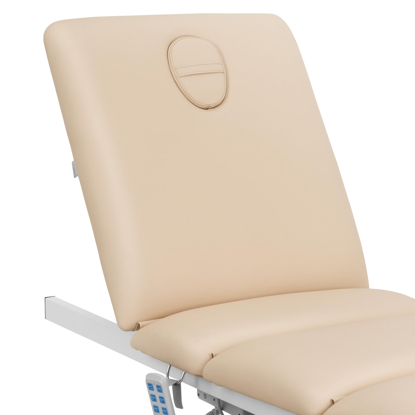 Physa Elektrische Kosmetikliege 3 motoren 300 W 190 x 65 x 60-76 cm 200 kg beige/golden Behandlungsliege Kosmetikstuhl Therapieliege Tattooliege