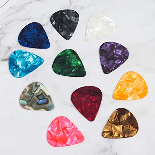 LIUJZZJ Médiators Guitare Plectres Couleur Mélangée 0.46mm Celluloïd Médiators avec Boîte de Poche Métallique Pack 40 - Les Beatles, Paul McCartney, John Lennon, RIngo Starr, George Harrison LIUJZZJ Médiators Guitare Plectres Couleur Mélangée 0.46mm Celluloïd Médiators avec Boîte de Poche Métallique Pack 40 – Image 3