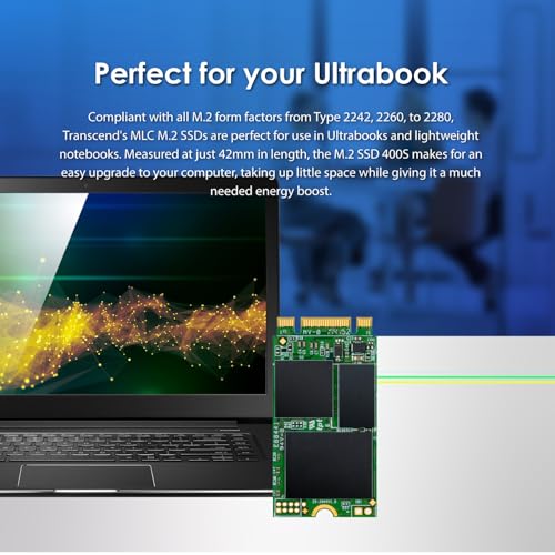 Image of Transcend 32GB SATA III 6GB /S MTS400S 42 mm M.2 SSD 400S Solid State Drive TS32GMTS400S