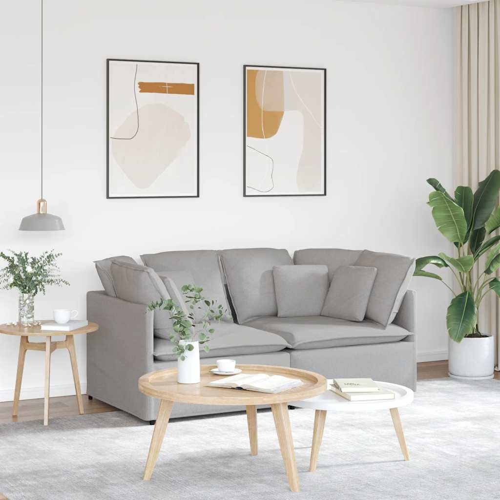 Divano modulare con cuscino grigio nuvola in tessuto, 200 x 100 cm, divano angolare per soggiorno, paesaggio residenziale flessibile con vano portaoggetti, comodo divano letto, ideale per