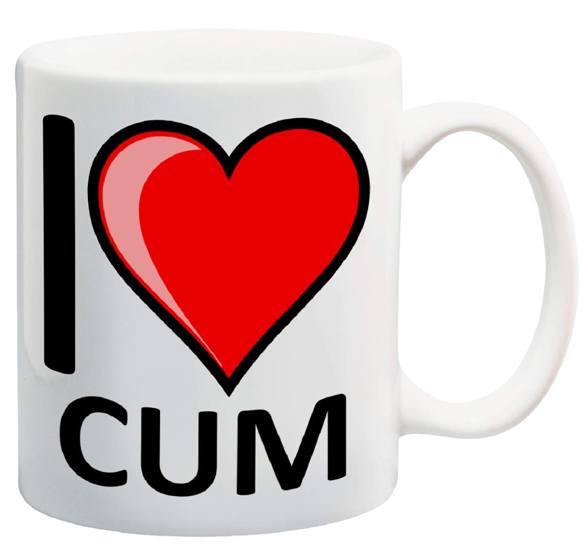 I Love Cum 11oz Ceramic Mug : Amazon.co.uk: Home & Kitchen