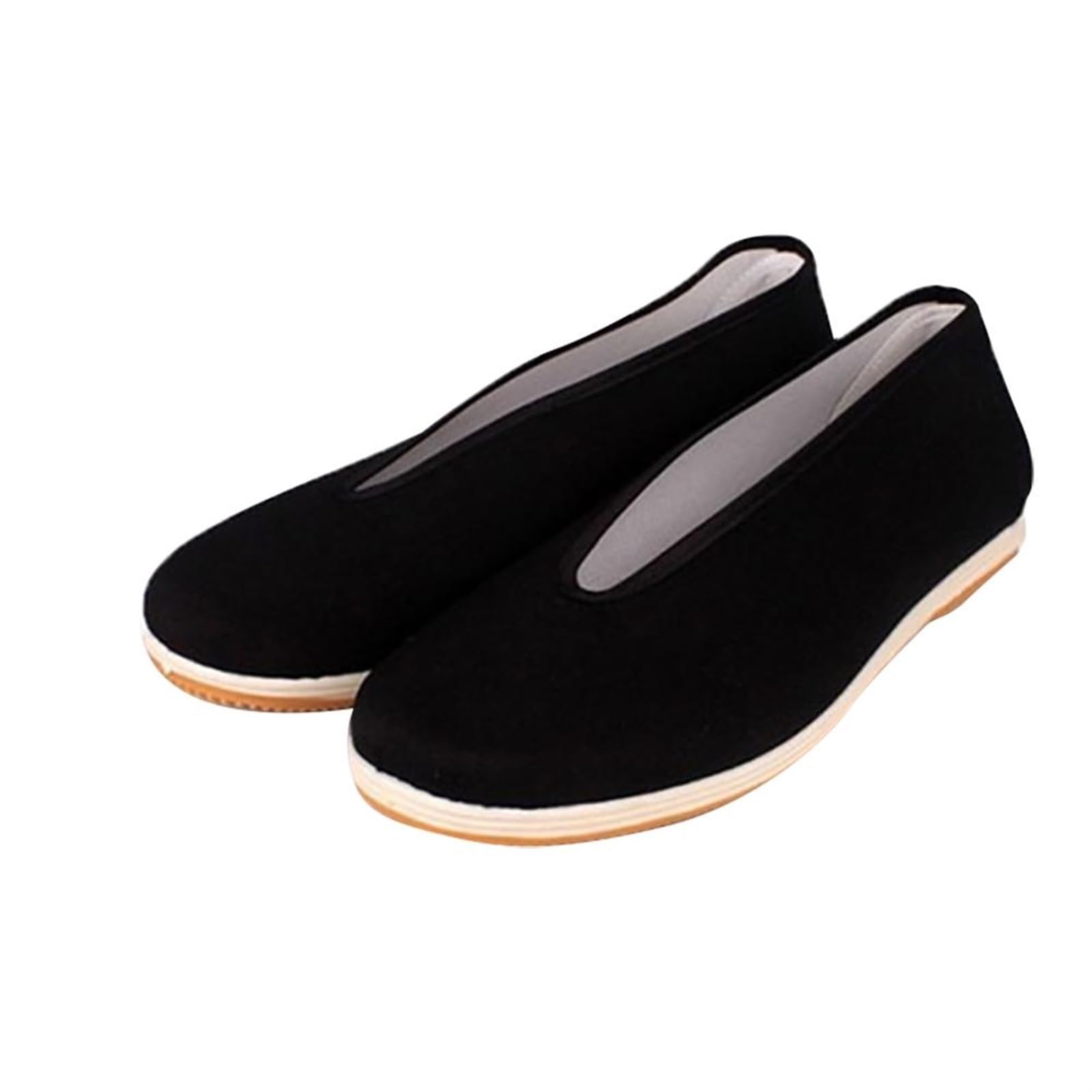 DHAEY Scarpe Tai-Chi Cotone Uomo Kung Fu Cinese Wing Chun Taichi Arte Marziale Casual Vecchia Pechino