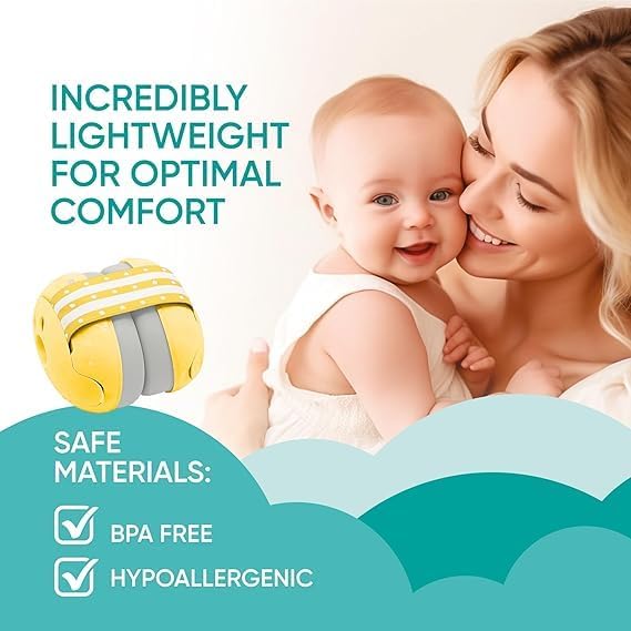 Image of Baby Ear Protection, Noise Cancelling Headphones for Babies and Toddlers Up to 36 Months