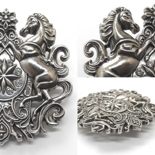 Image of Antique Gold Brooch Pin for Men Women Vintage Saree Blazer Coat Lapel Fashion Jewellery