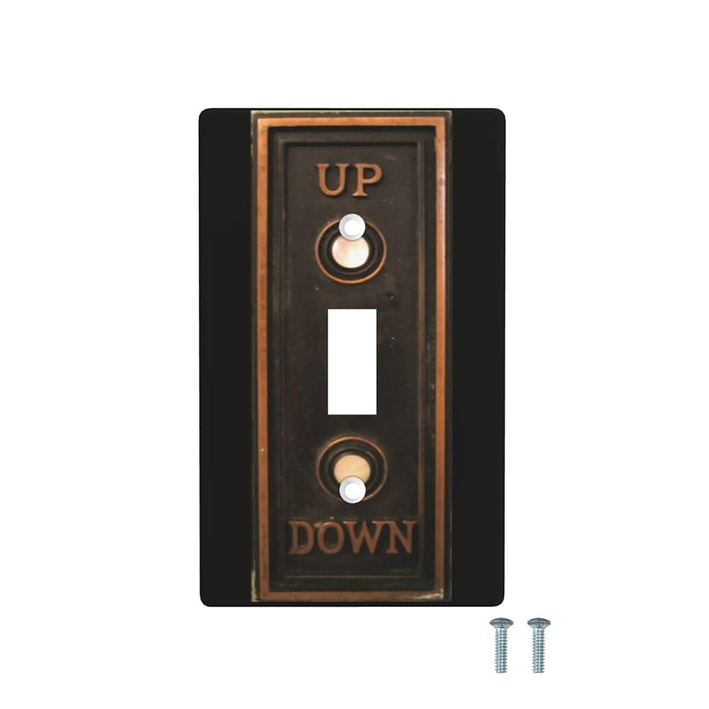 レトロ　アンティーク　エレベーター　スイッチプレート　当時もの本物 51q9mwrAu7L._UF1000,1000_QL80_.jpg