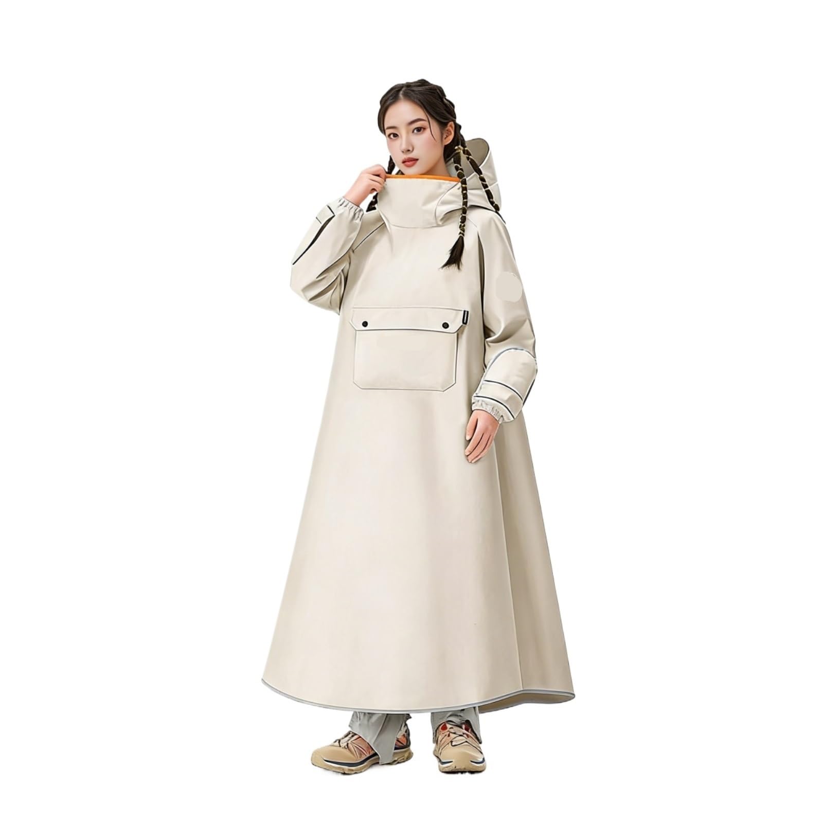 Poncho Antipioggia Impermeabile Impermeabile Lungo For Biciclette Poncho Antipioggia A Corpo Intero For Ciclismo All'aperto Mantella Antipioggia