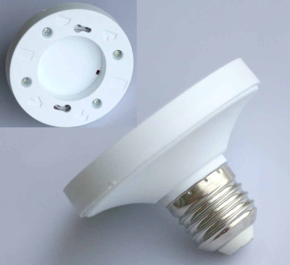 E27 To GX53 Adapter - Convert Your Light Socket To Fit GX53 LED Bulbs, Halogen Or CFL (Pack Of 1)-937136