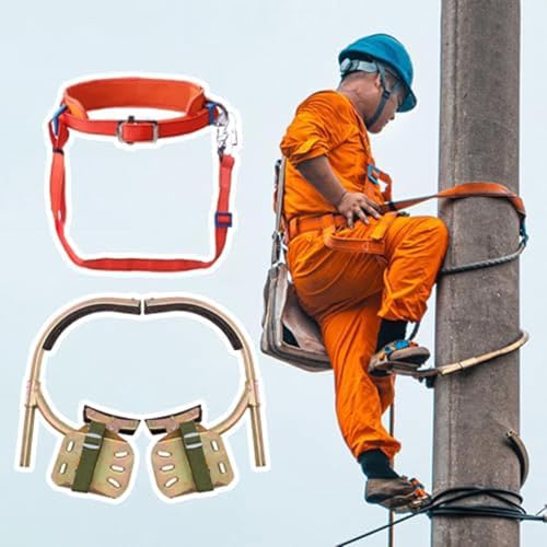 Chaussures utilitaires pour poteaux et kit de crampons d'escalade d'arbre nomade