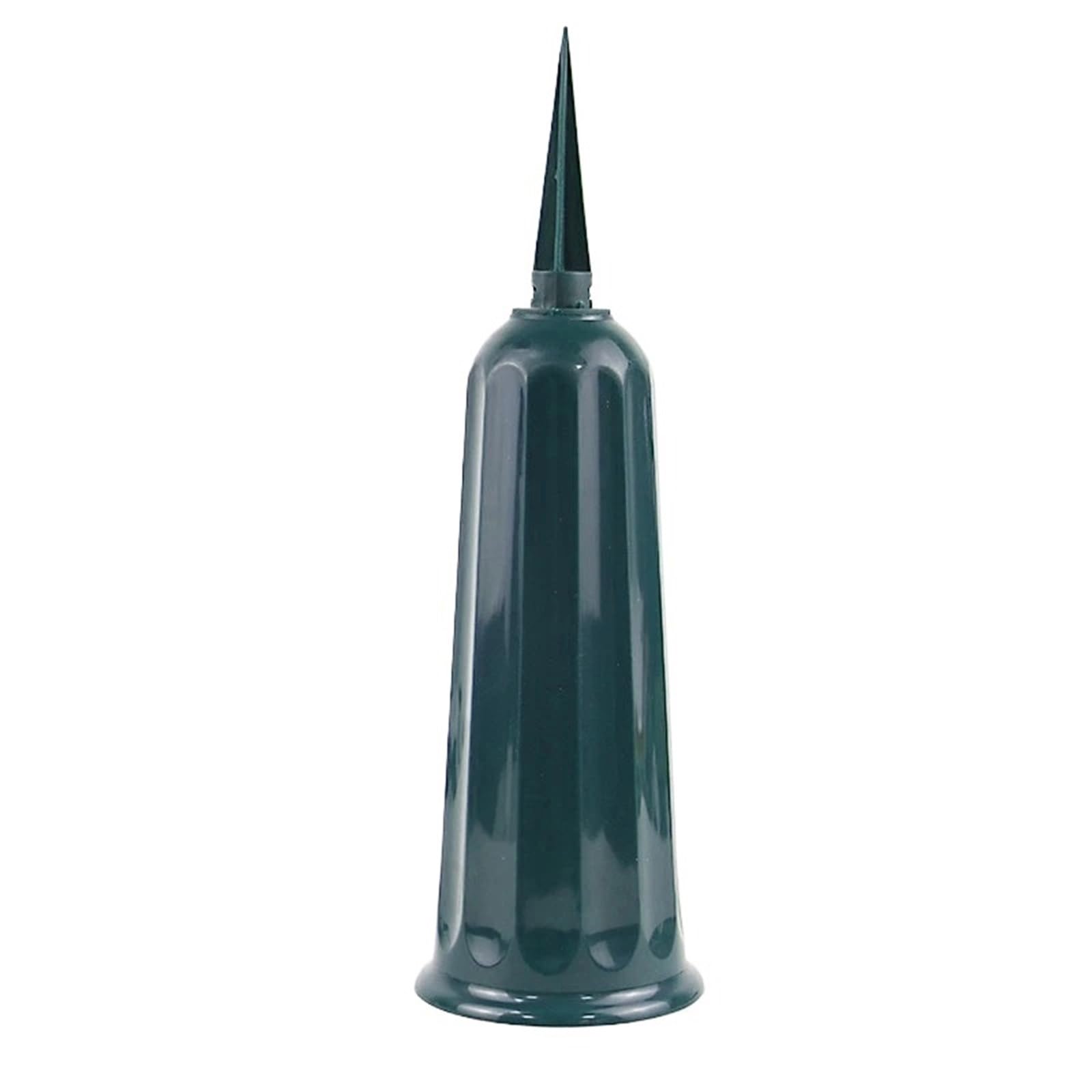 Grave Vase 2/1PC Cemetery With Spikes Plastic Floral Holder For Gravestone Grave Yard Ground Outdoor Flower Marker Decorations for cemetery(1PC Green)
