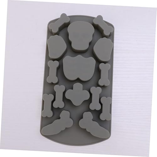 Miniatura 7 de Bandeja de silicona para Halloween, modelo de arcilla, molde para hornear, molde de esqueleto, caramelo, cubitos de hielo, bandeja de hielo,