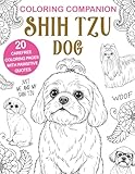 Photo Gallery coloring companion shih tzu dog: fun mandalas & hilarious quotes | 20 dog illustrations for relaxation and stress relief activity unique gift Photo Gallery coloring companion shih tzu dog: fun mandalas & hilarious quotes | 20 dog illustrations for relaxation and stress relief activity unique gift