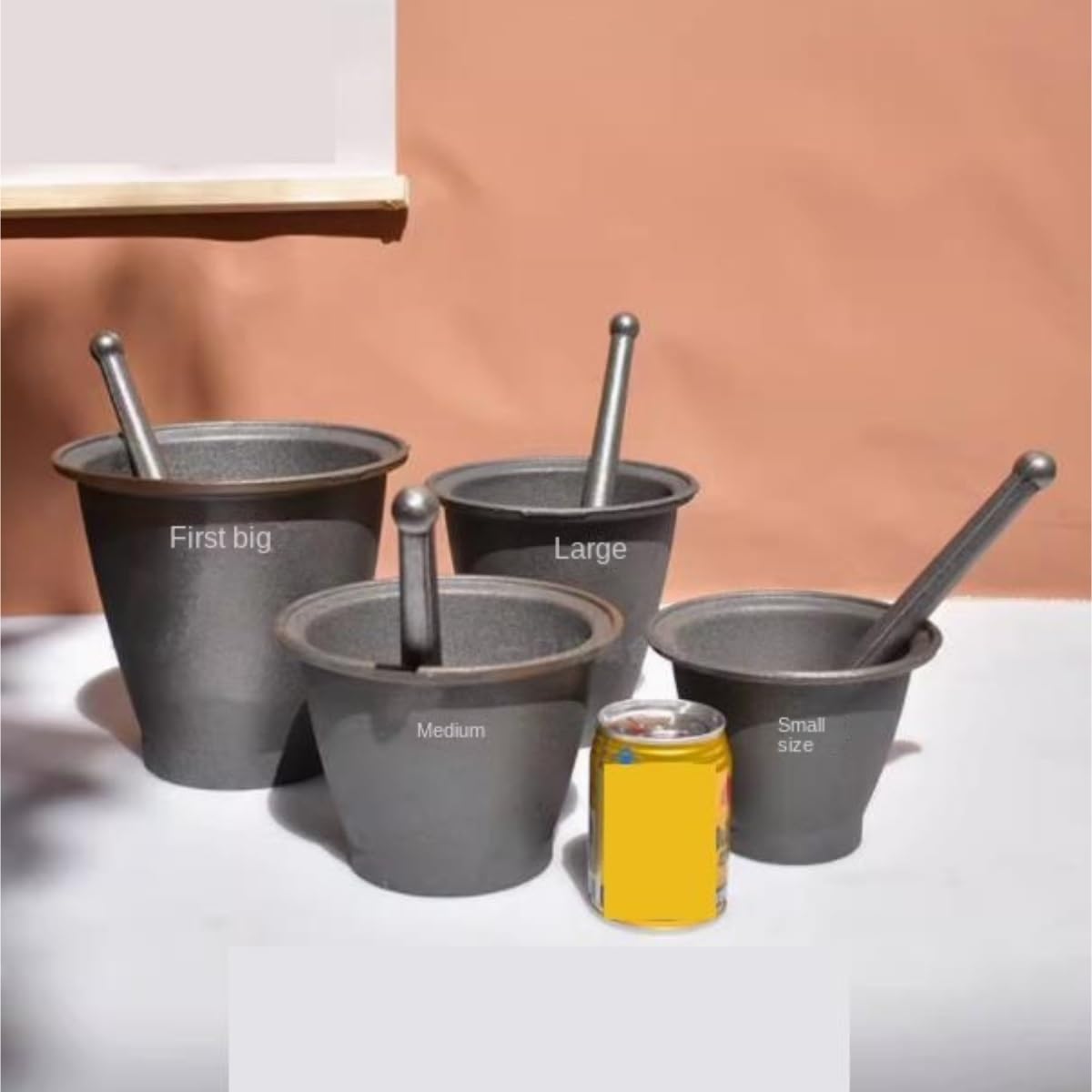 Pilon Et Mortier Pour La Cuisine Ensemble De Pilon Et Broyeur À Ail En Fonte Maison Restaurant