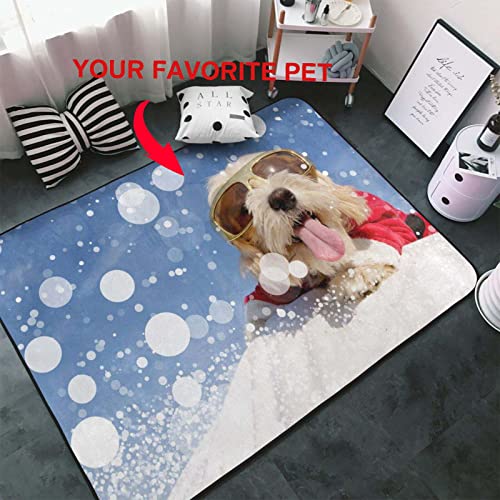Tapete personalizado antiadherente y lavable 40x53 pulg miniatura 4