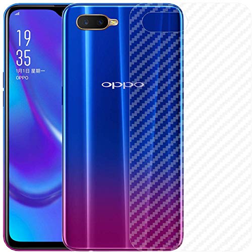 Image of Compatible with Oppo K1 Back Screen Protective Film Carbon Fiber Skin Transparent Screen Guard Sticker