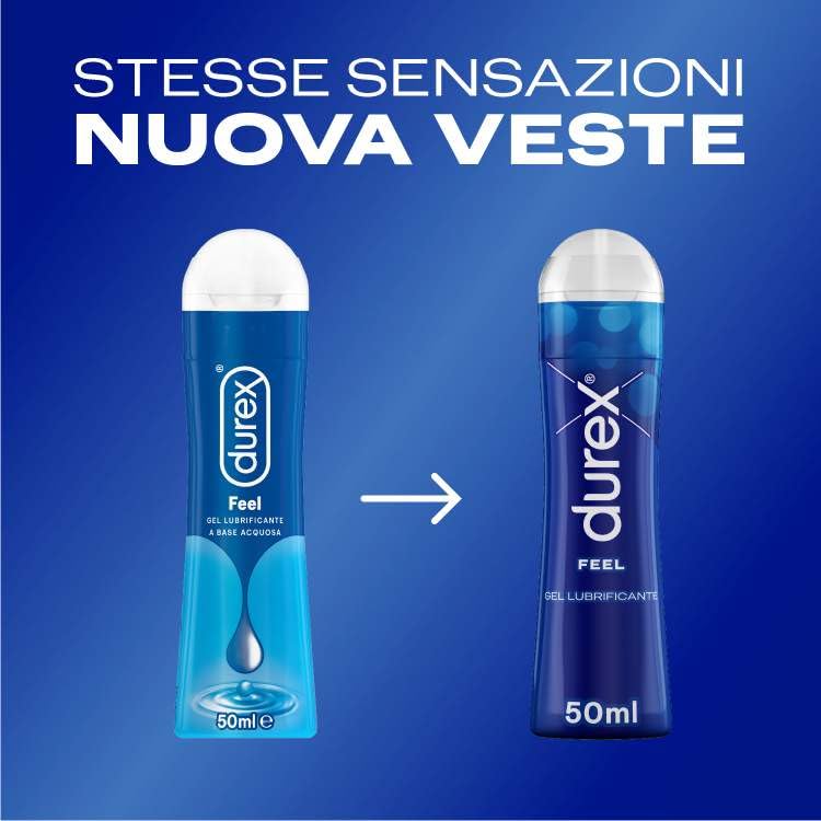 Durex Masturbatore Uomo, Sex Toy Morbido e Waterproof, Facile da Pulire, 3 Modalità Effetto Bocca, 7 Modalità di Vibrazione + Durex Gel Feel Lubrificante Intimo a Base d’Acqua, 50 ml