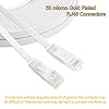 Cat 6 Ethernet Cable 5ft 6Pack, Outdoor&Indoor, 10Gbps Support Cat 8 Cat 7 Network, Heavy Duty Internet LAN Patch Cord, Solid High Speed Weatherproof Cable for Router, Modem, Xbox, PS4, Switch, White #1