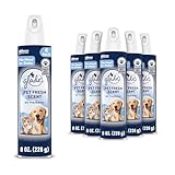 Glade Air Freshener Room Spray, Pet Fresh Scent, Odor Fighting to Deliver Long Lasting Freshness, 8 Oz, 6 Count