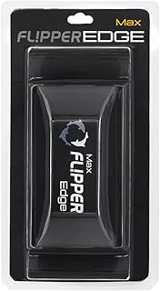 Flipper EDGE 2-in-1 Scrubber Scraper Floating Magnetic Fish Tank Aquarium Cleaner with DUAL BLADES - Efficient Glass & Acrylic Aquarium Cleaning Tools (Standard)