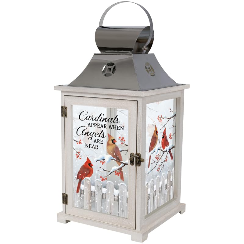 Carson Farol "Cardinals Appear, 47 cm de alto, blanco/gris