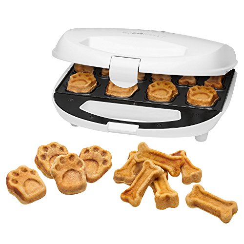Clatronic DCM 3683 Dog Cookie Maker, inklusive Rezeptvorschläge, Backflächen mit verschiedenen Backmustern, Hundekekse… – Bild 3