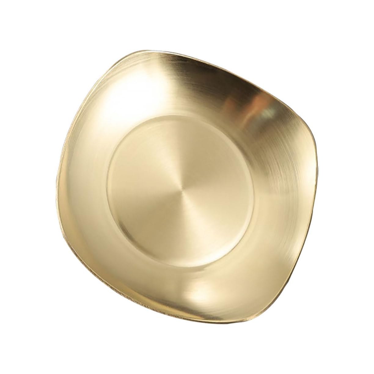 STOBAZA Stainless Steel Plate 1pc Dinnerware Seasoning Bowl Side Dish Plate Kimchi Serving for Kitchen