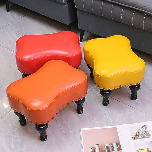 Repose-Pieds en Cuir Premium | Table Basse Basse d'Exception - 5