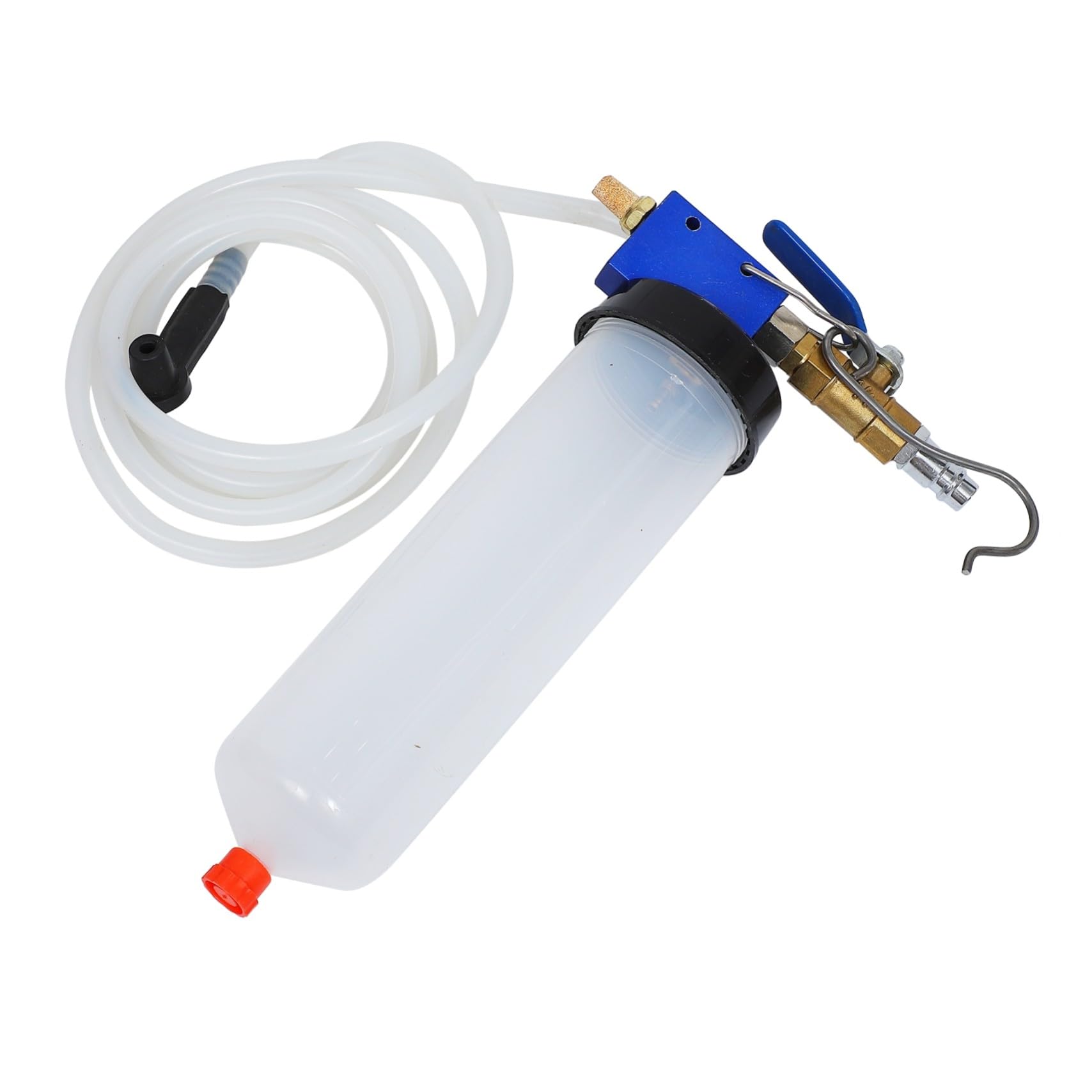 Manguera Ácidos Frenos y Boquilla Cónica Plástico Coche de Álcalis Kit para Purgador Líquido Resistente Profesional para Uso Personal