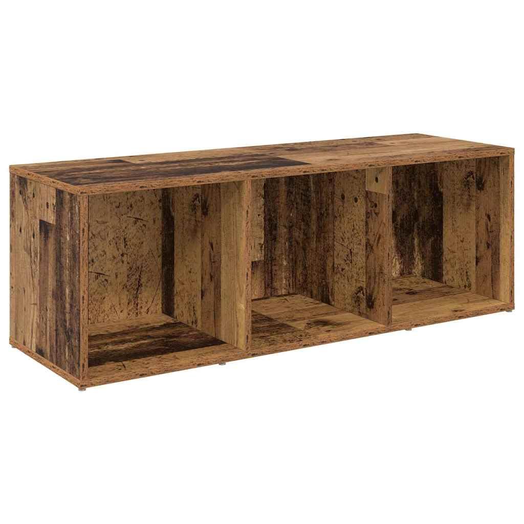 Set 2 Mobili TV da Parete Legno Ingegnerizzato e Massello | Mobile sospeso salvaspazio per il soggiorno, con ante a cerniera e vani interni per riordinare i vostri accessori.