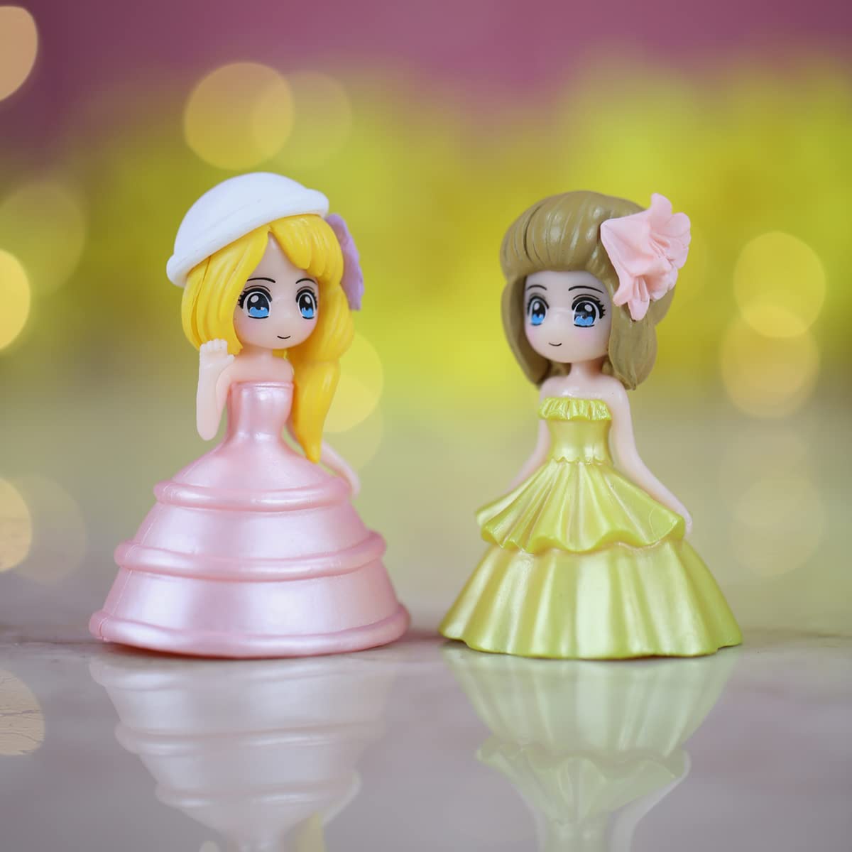 Wonderland Miniature Toys Dressed Girls - Pink + Yellow (B0BWHM9KDY) Amazon Price History, Amazon Price Tracker