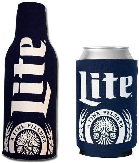 Miller Lite Enfriador de latas de cerveza Coolie Huggie