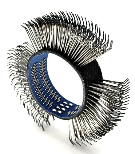 Image of Abrasive Wire Wheel for Surface Blaster, Bristle Blasting Belt | 1 PCS, 0.7mm Carbon Spring Steel Quenched, 23mm Coarse Wire Wheel, Metal Blaster Wheels, Fast Rust, Paint, Corrosion Removal